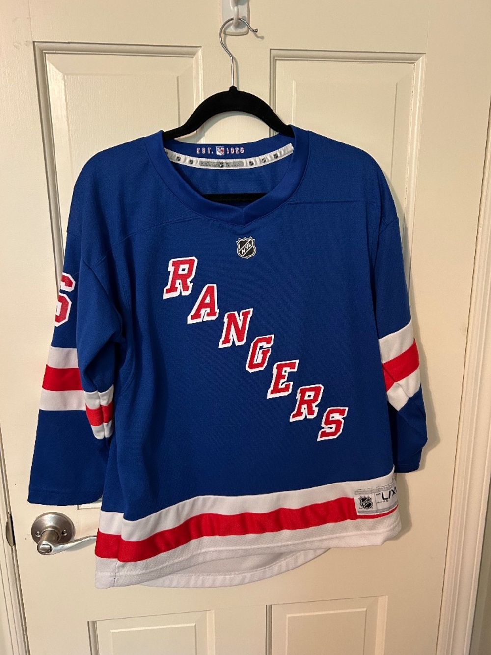 Rangers hockey jersey
